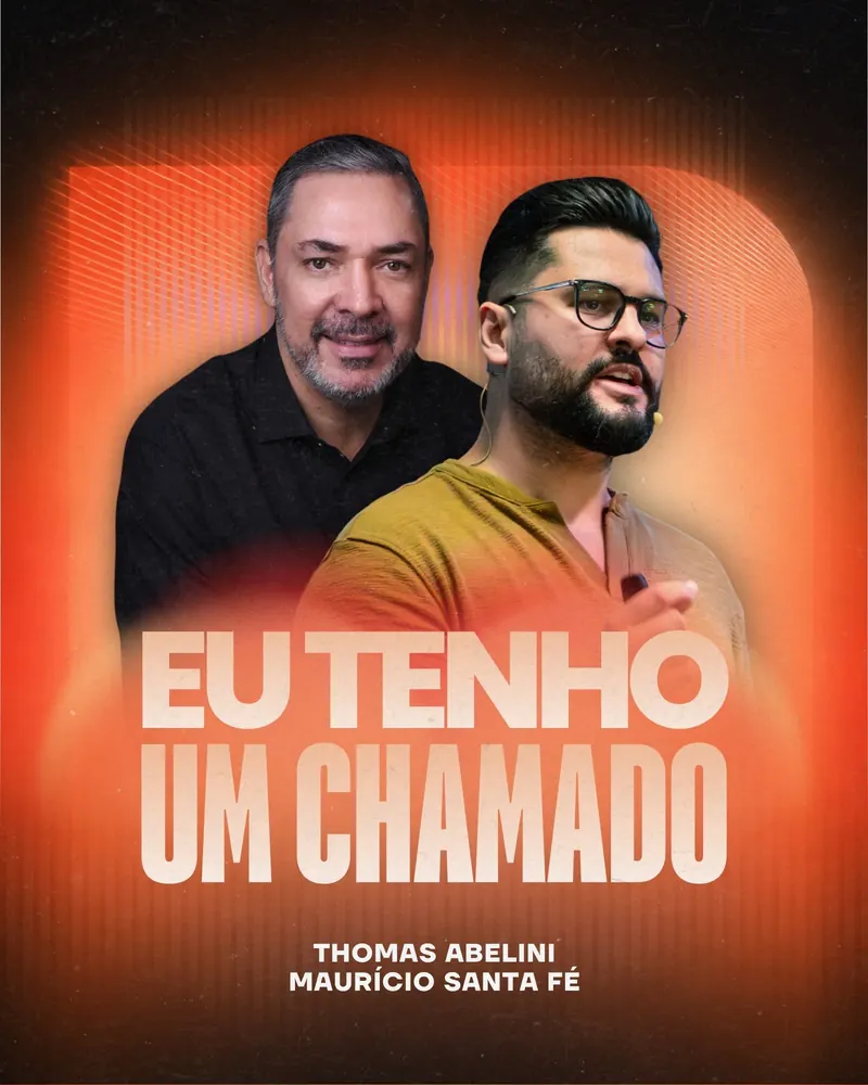 Grafica della diretta Eu Tenho Um Chamado con il Pastore Thomas Abelini e Mauricio Santa Fé